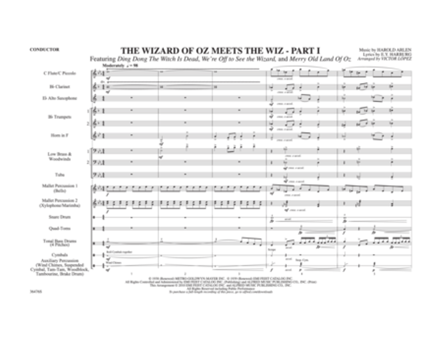 The Wizard of Oz Meets The Wiz, Part 1 Marching Band scores gallery preview page 2