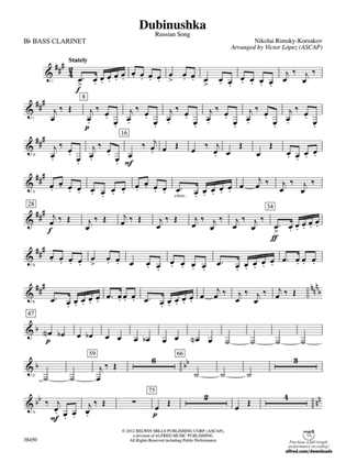 Dubinushka: B-flat Bass Clarinet