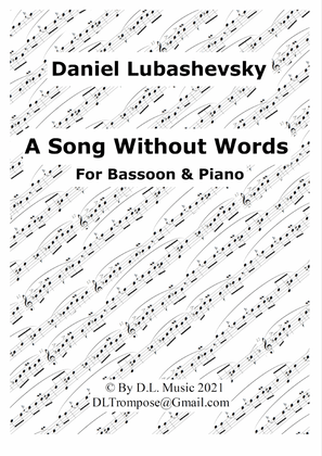 A Song Without Words for Bassoon and Piano