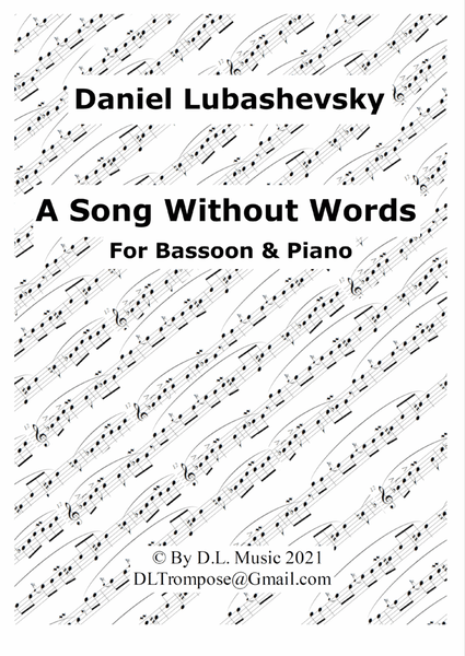 A Song Without Words for Bassoon and Piano image number null