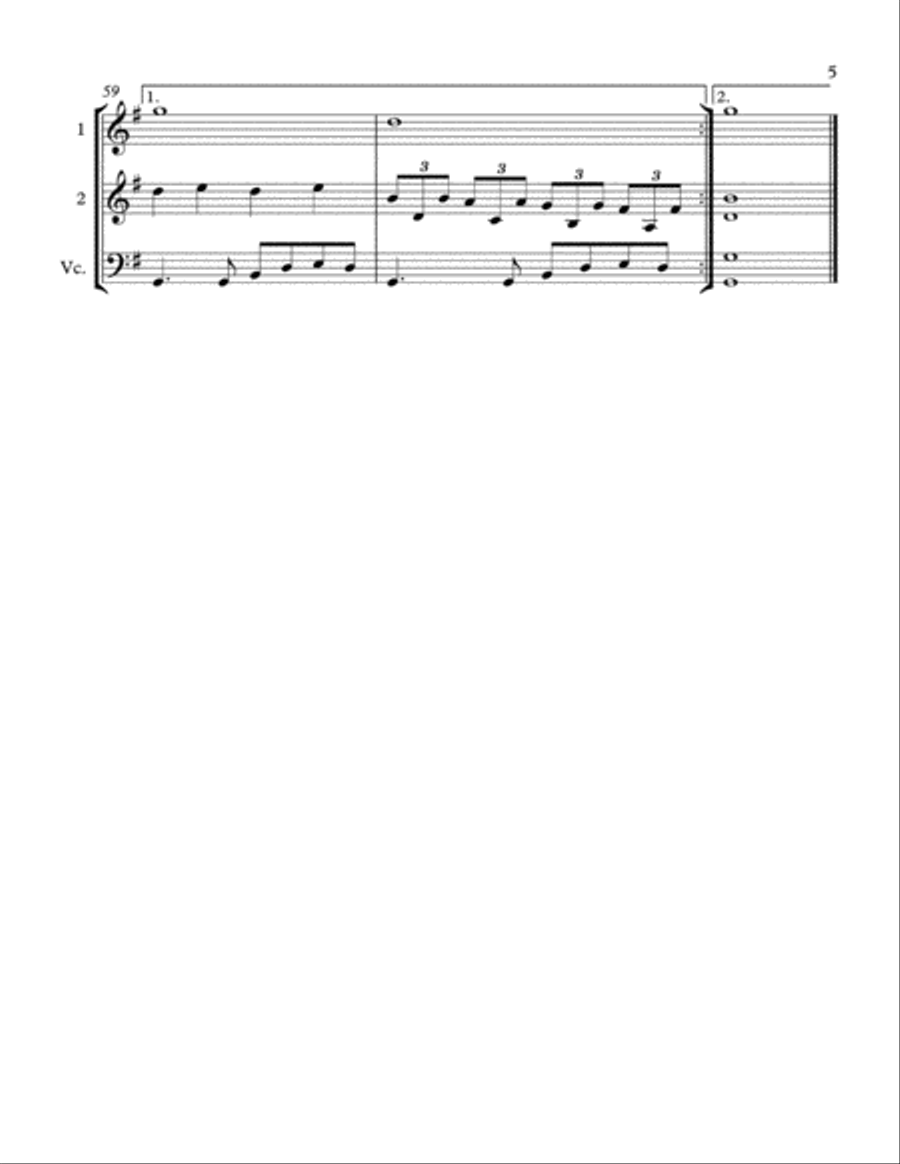 How Sweet It Is (To Be Loved By You) String Trio scores gallery preview page 5