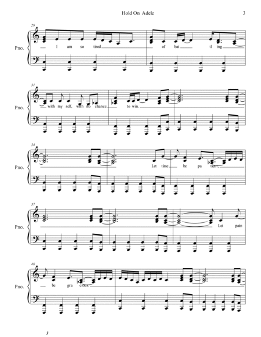 Hold On Small Ensemble scores gallery preview page 3