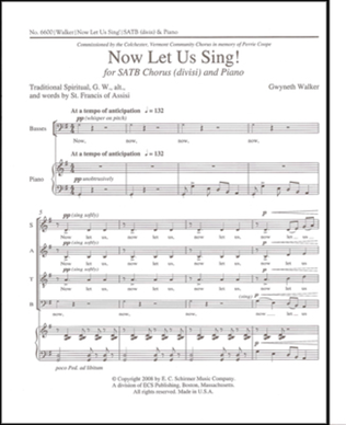 Book cover for Now Let Us Sing! (Choral Score)