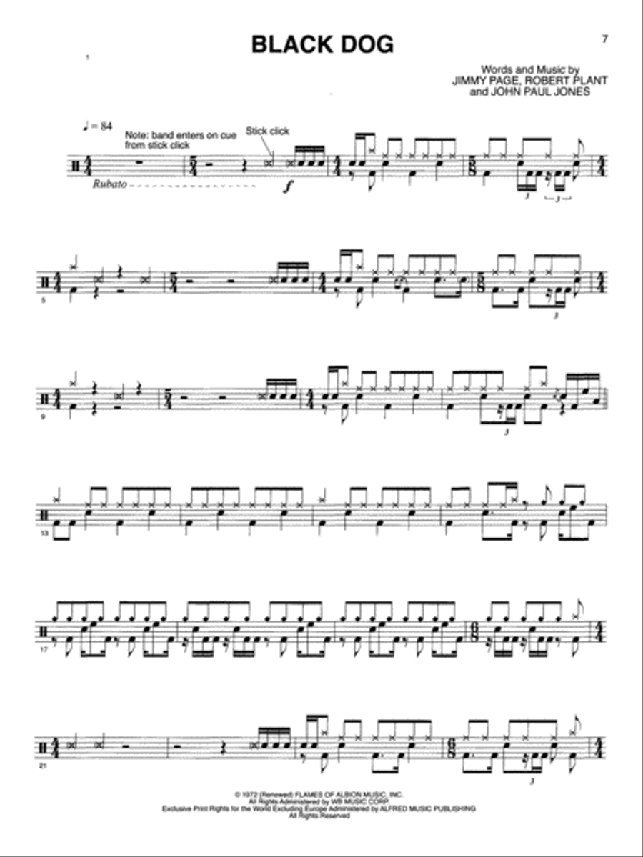 Led Zeppelin -- IV Platinum Drums Drum Set scores gallery preview page 3