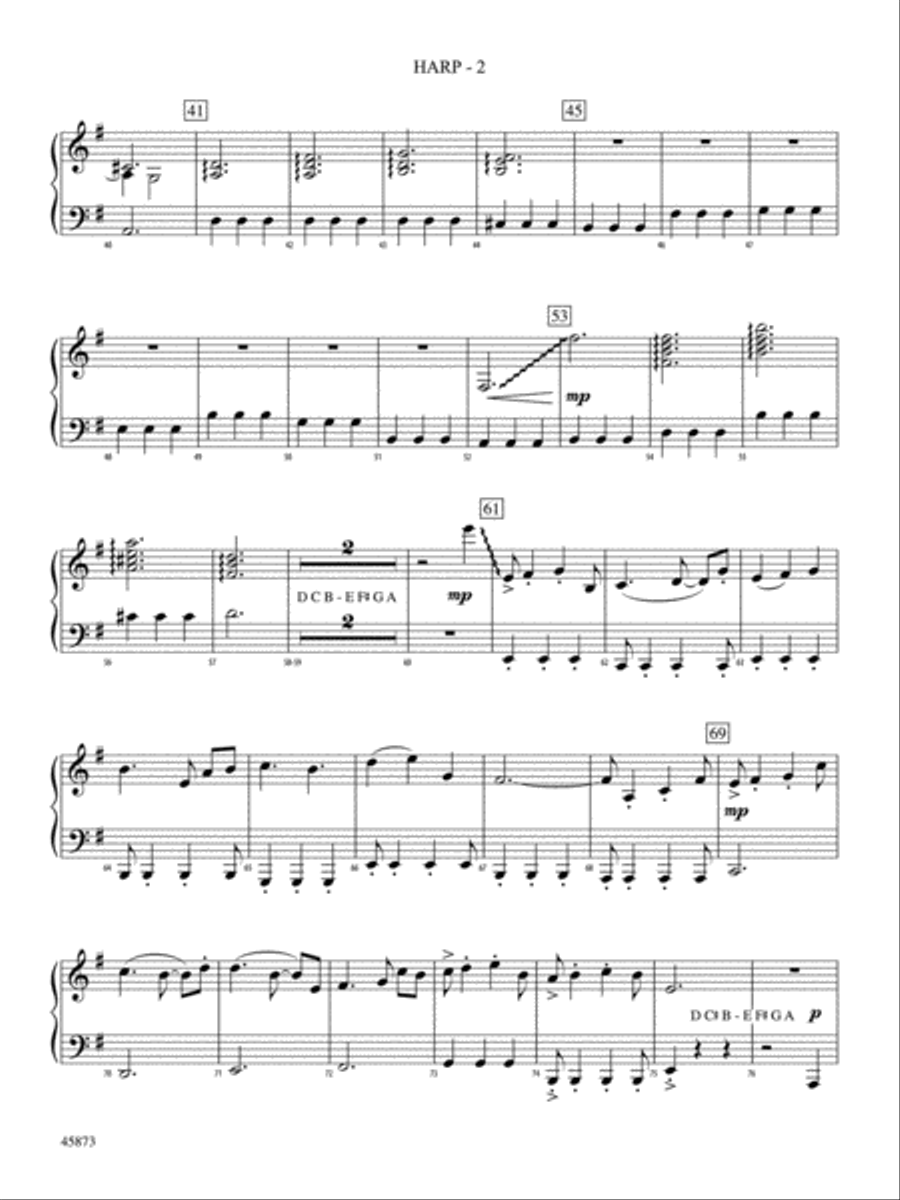 Rogue Rider: Harp String Orchestra scores gallery preview page 2
