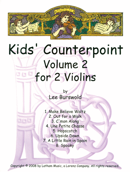 Kids' Counterpoint: Volume 2 for 2 Violins image number null