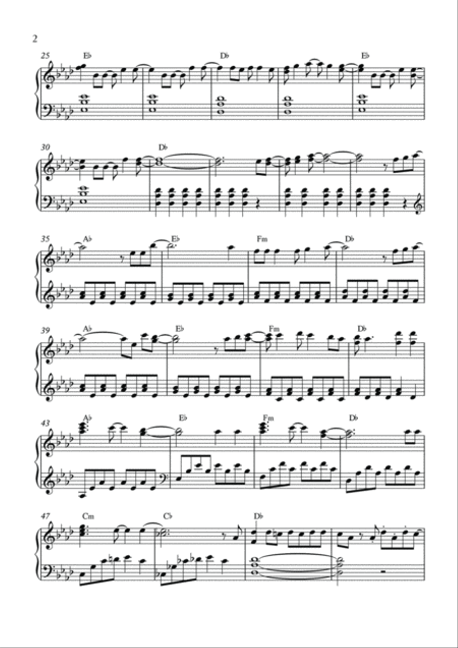 Let It Go Piano Solo scores gallery preview page 3