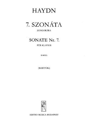 Book cover for Sonata No.7 E Minor