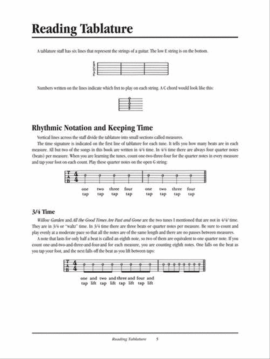 Teach Yourself Bluegrass Guitar Acoustic Guitar scores gallery preview page 7