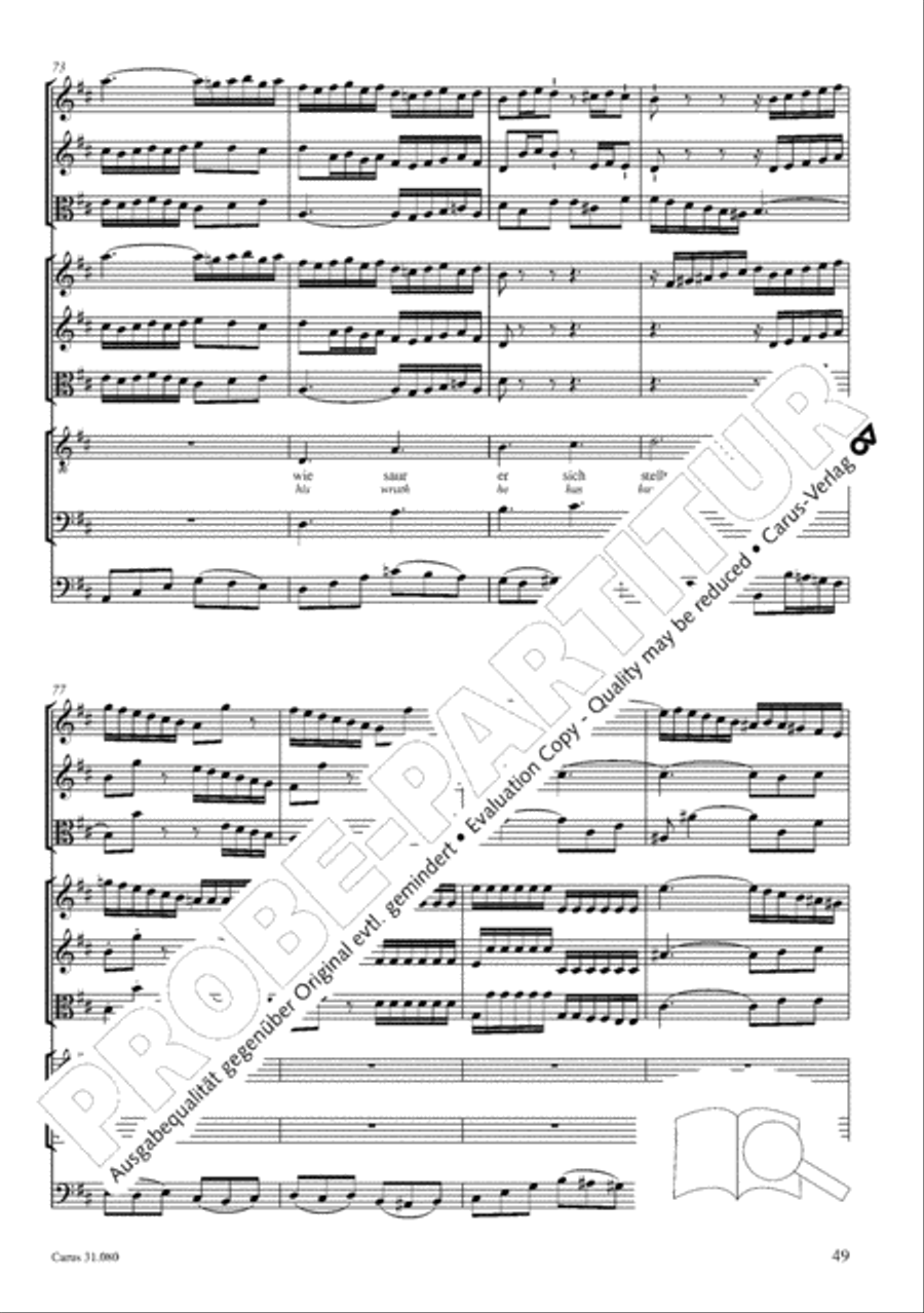 A mighty fortress is our God (Ein feste Burg ist unser Gott) 4-Part scores gallery preview page 50