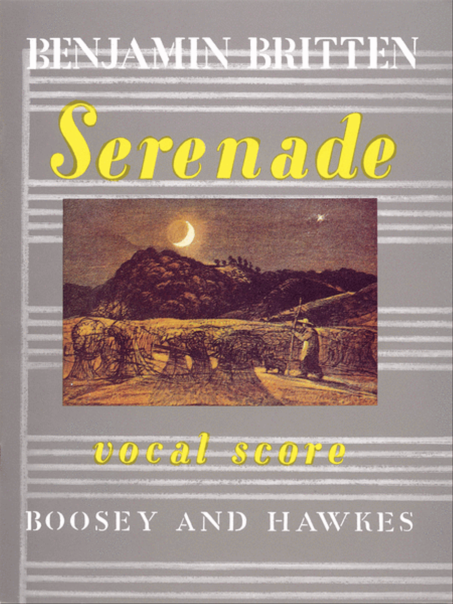 Serenade for Tenor, Op. 31 Voice scores gallery preview page 1