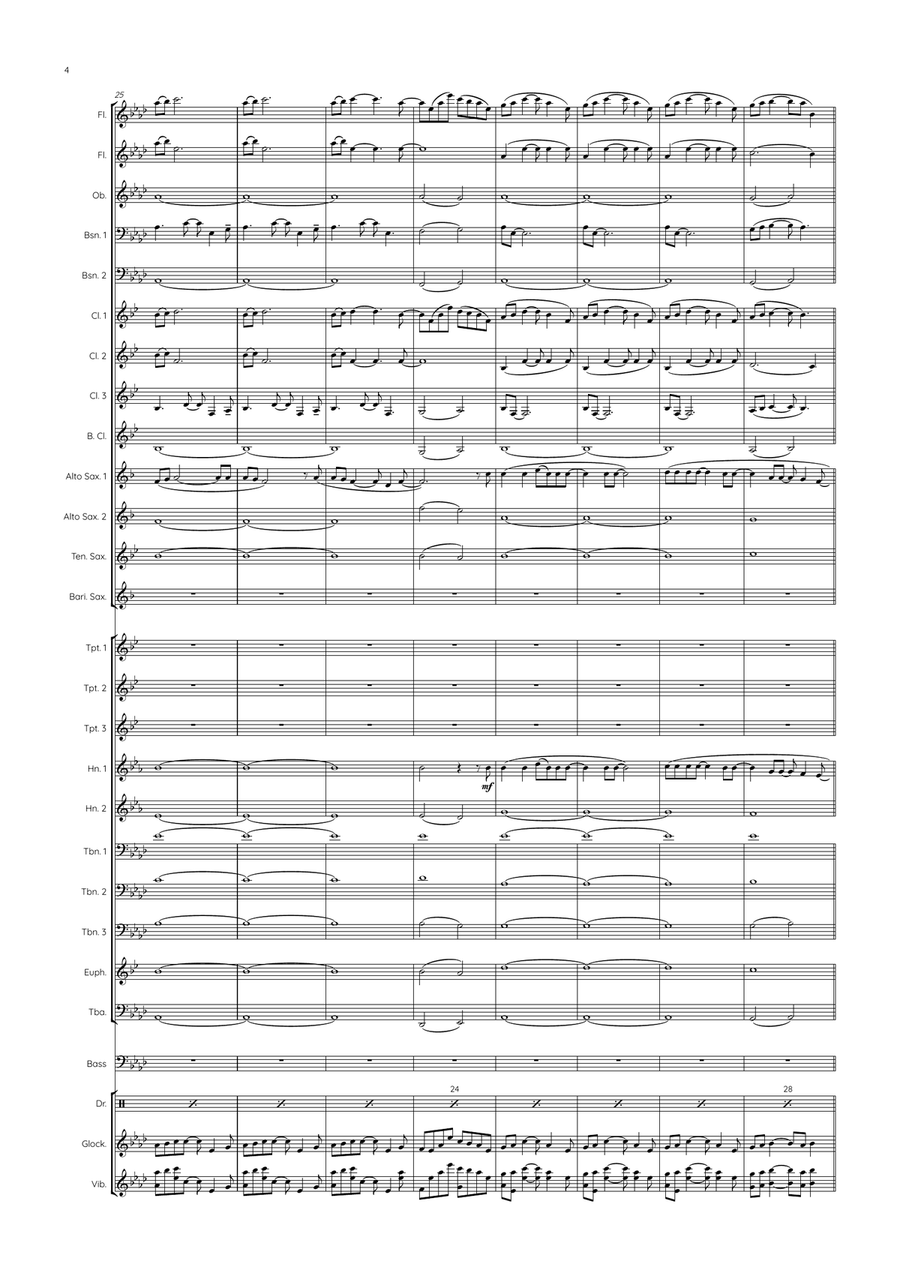 Christmas Lights Concert Band scores gallery preview page 6