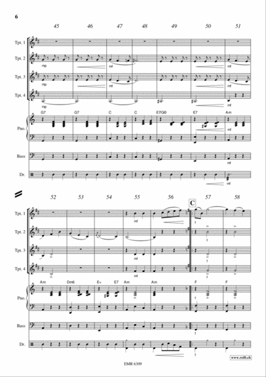 Donauwellen Trumpet scores gallery preview page 6