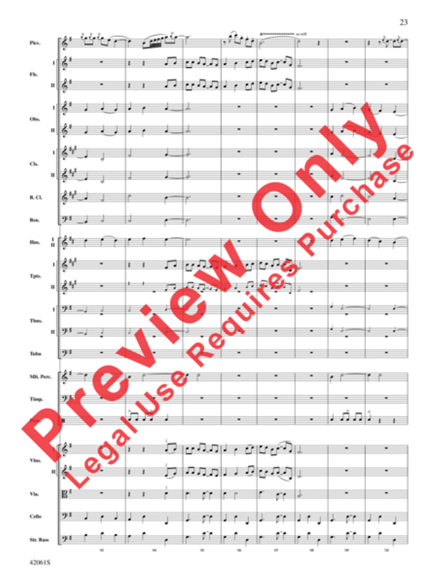 South County Sketches Full Orchestra scores gallery preview page 24