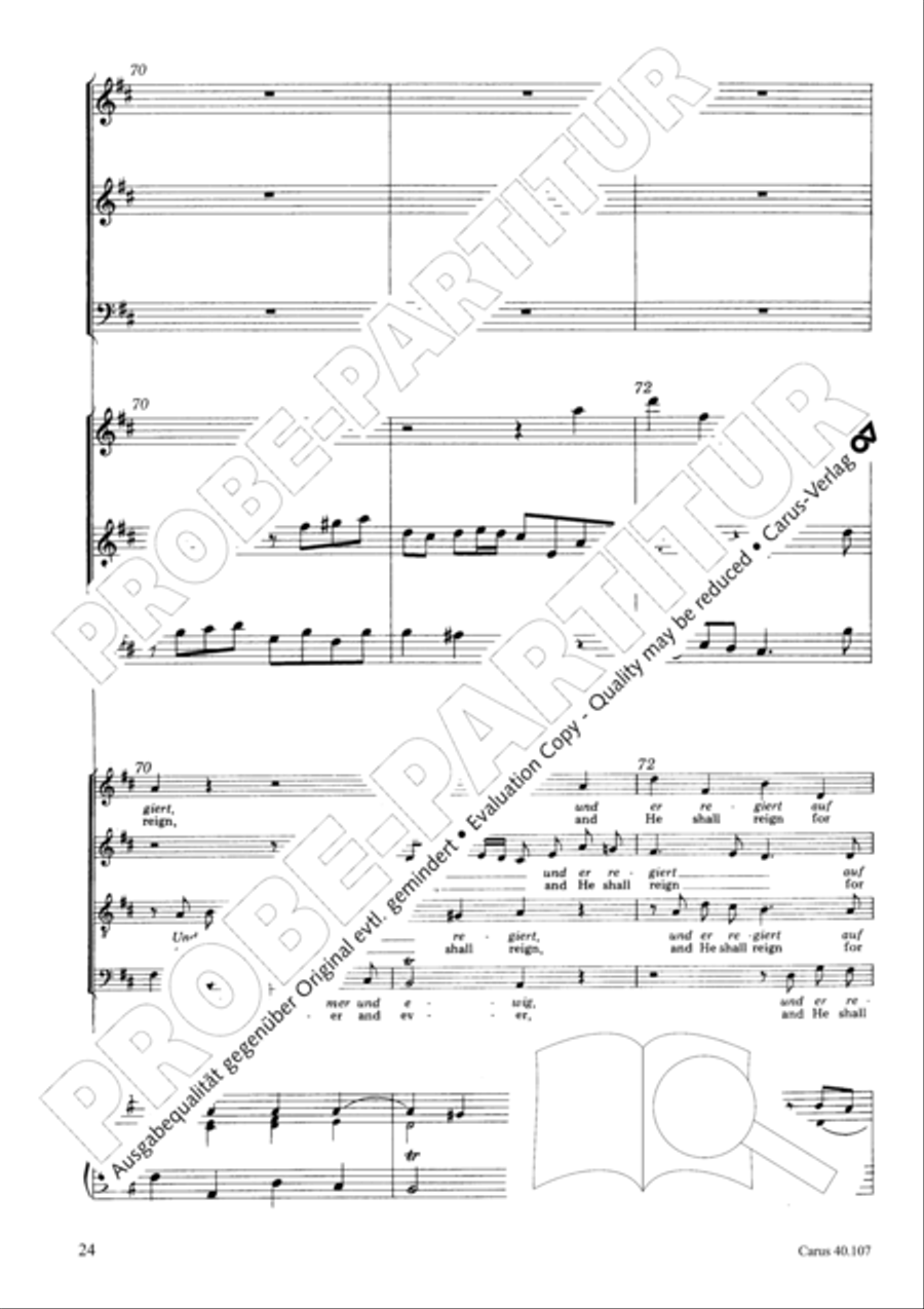 Halleluja (Jesus erschliesst uns die Schrift) 4-Part scores gallery preview page 25