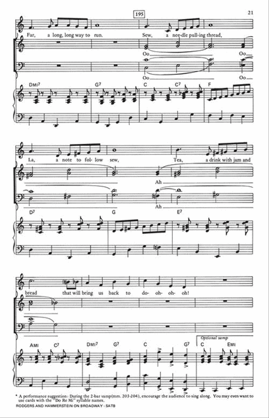 Rodgers and Hammerstein on Broadway (Medley) 4-Part scores gallery preview page 7