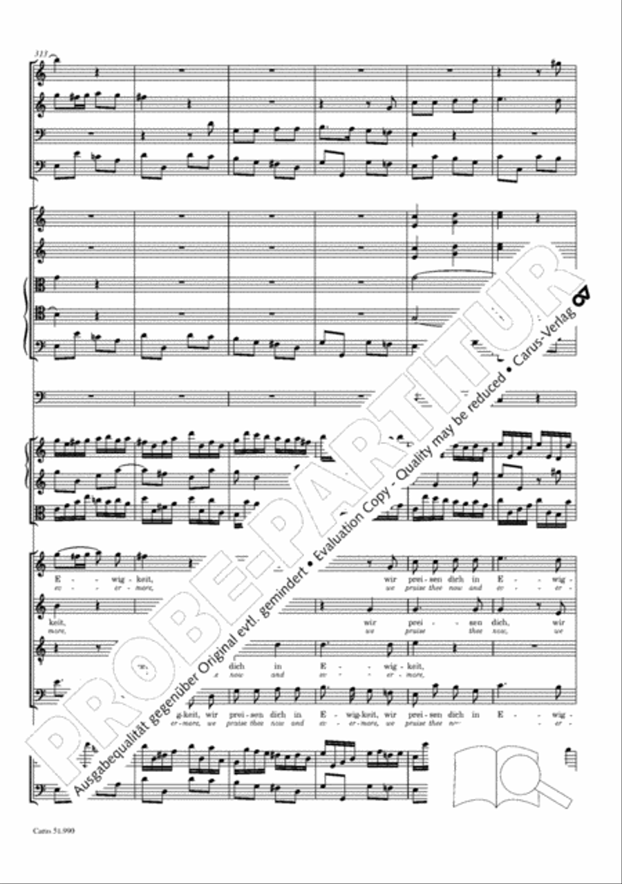 The Creation (Die Schopfung) 4-Part scores gallery preview page 291