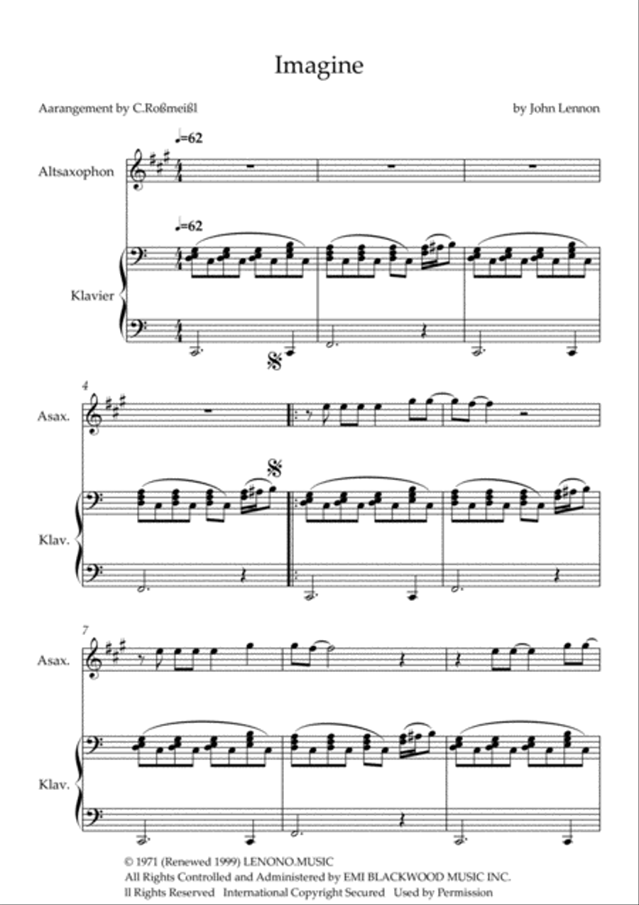 Imagine Alto Saxophone scores gallery preview page 2