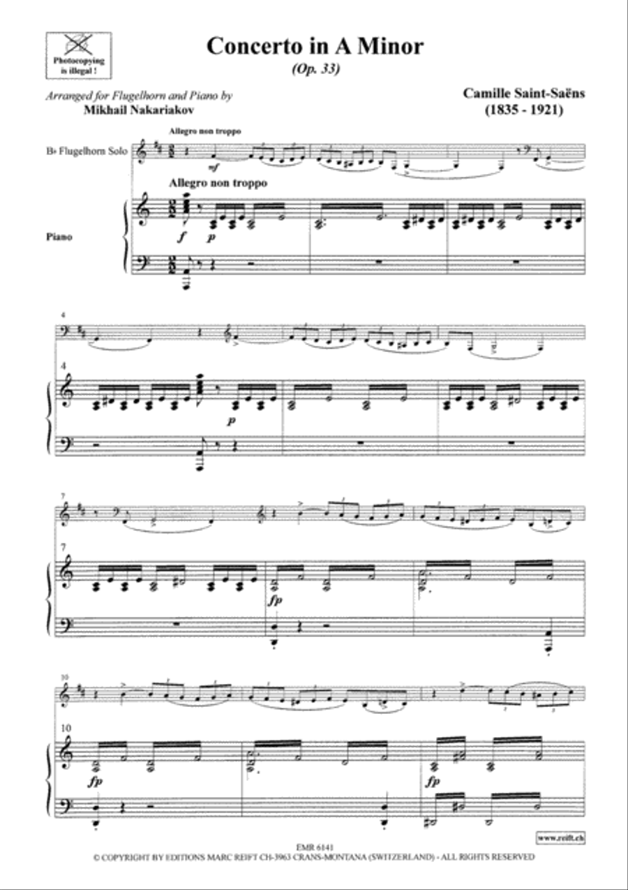 Concerto in A Minor Concerto in A Minor Flugelhorn scores gallery preview page 16