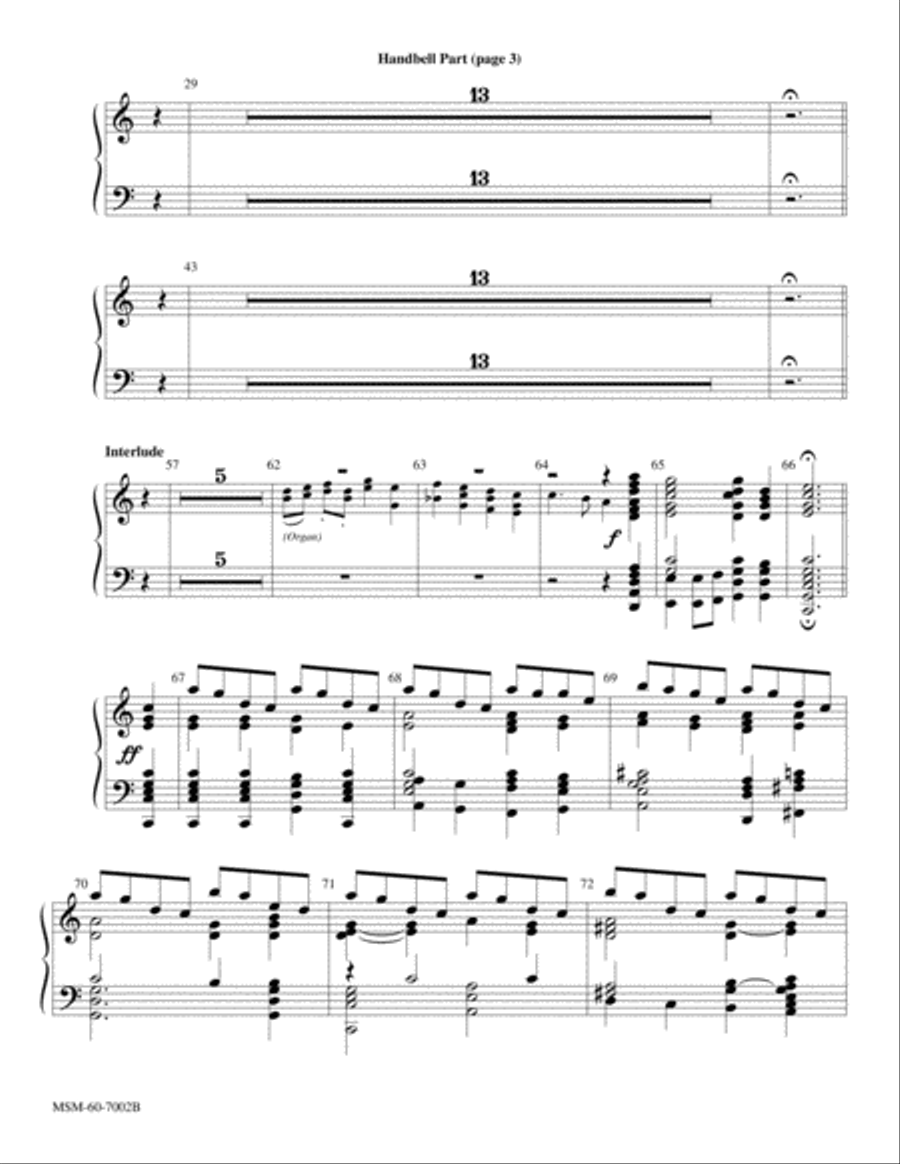 Christ Is Our Cornerstone Rejoice, the Lord Is King Choir scores gallery preview page 3