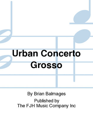 Book cover for Urban Concerto Grosso