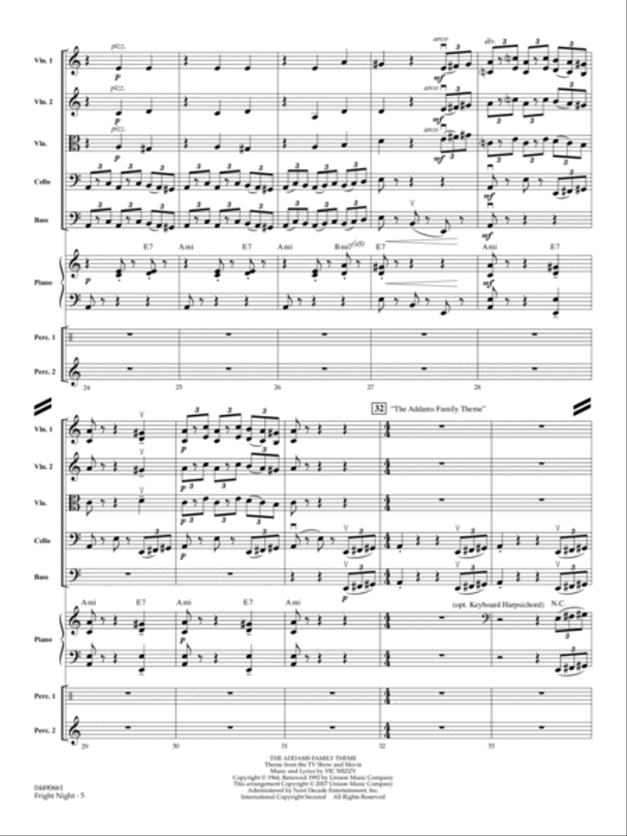 Fright Night (An Instant Concert For Halloween) - Full Score String Orchestra scores gallery preview page 5