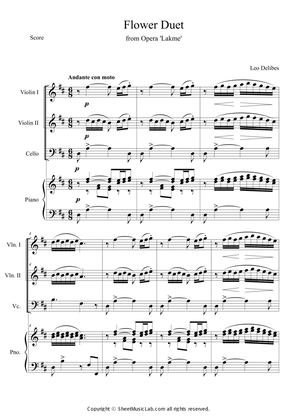 Flower Duet (from Opera Lakme) Short Version in D