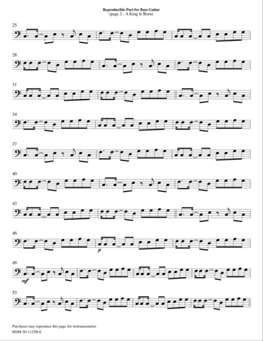 A King Is Born Choir scores gallery preview page 2