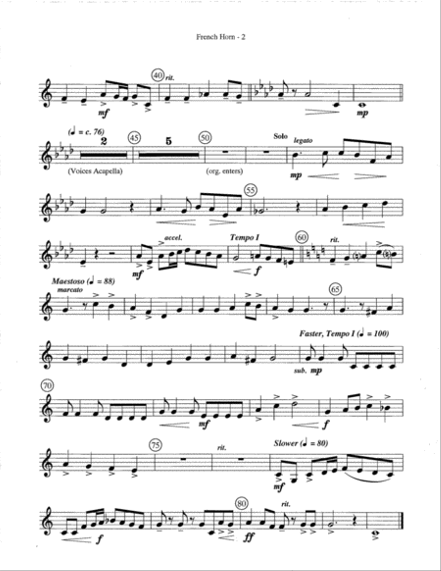 God, We Praise You! Choir scores gallery preview page 4
