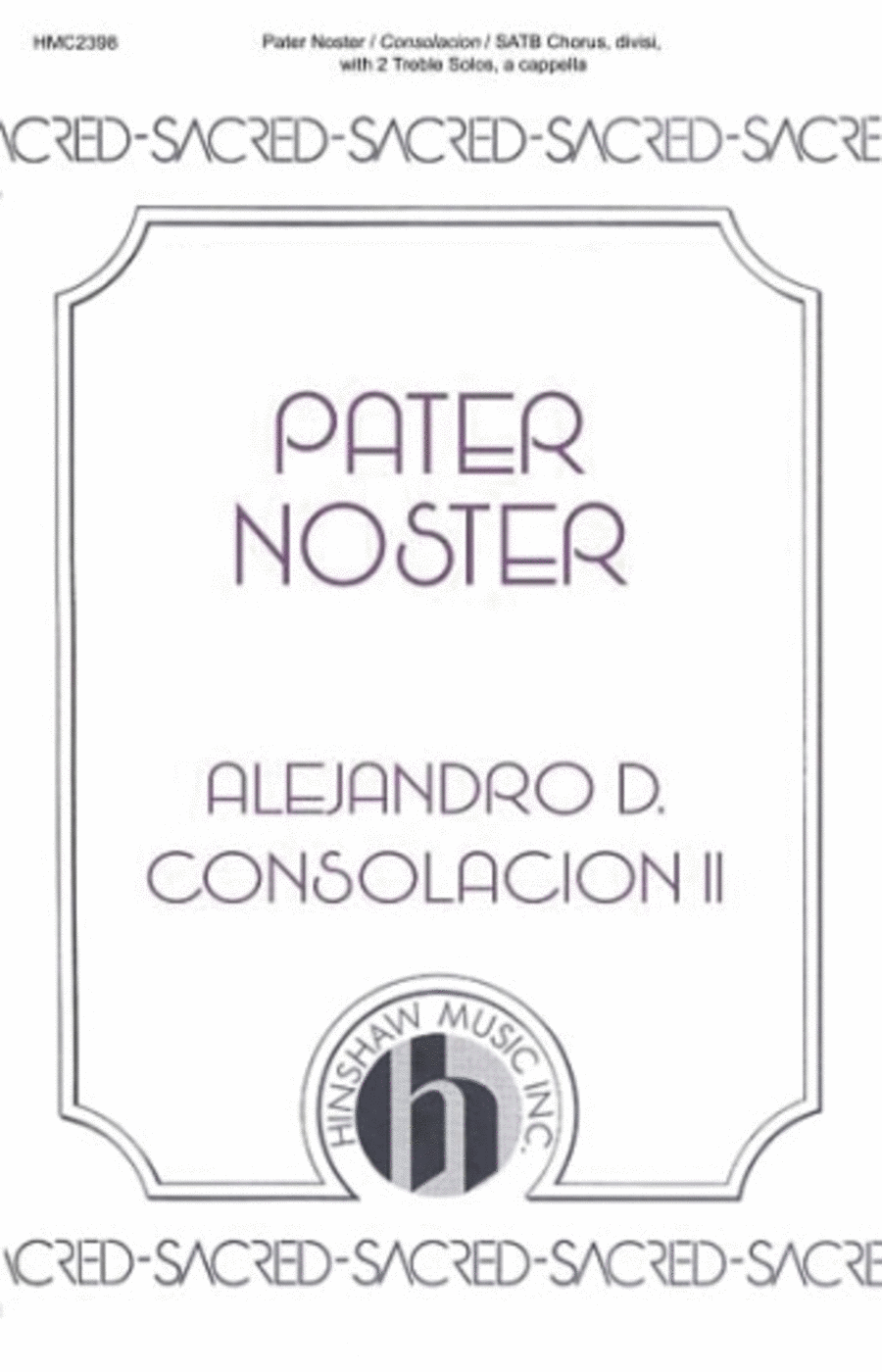 Alejandro Consolacion : Pater Noster 