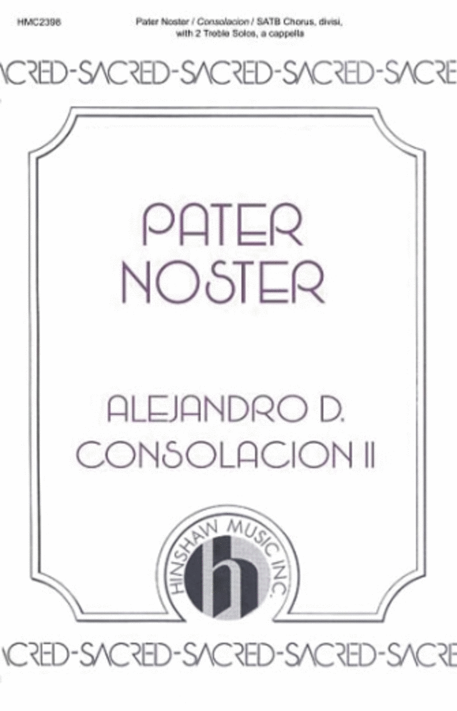 Pater Noster SSAATTBB scores gallery preview page 1