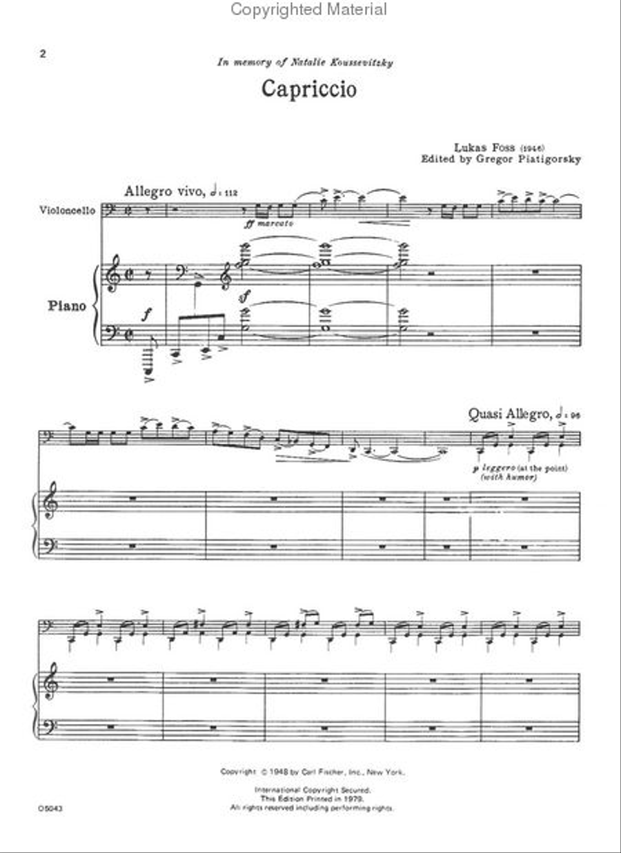 Capriccio Capriccio Piano Accompaniment scores gallery preview page 2