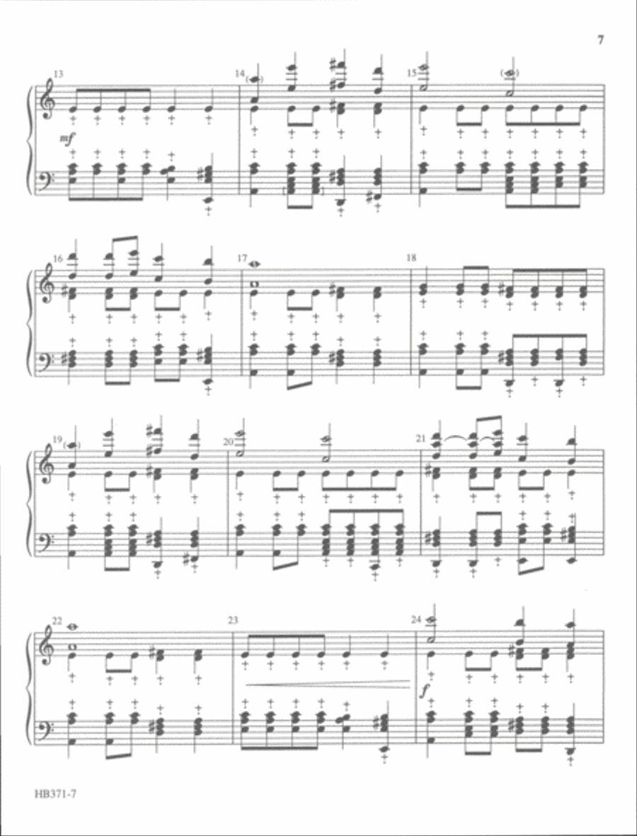 Three Hymns for Easter (3-5 octaves) 5-Octaves scores gallery preview page 5