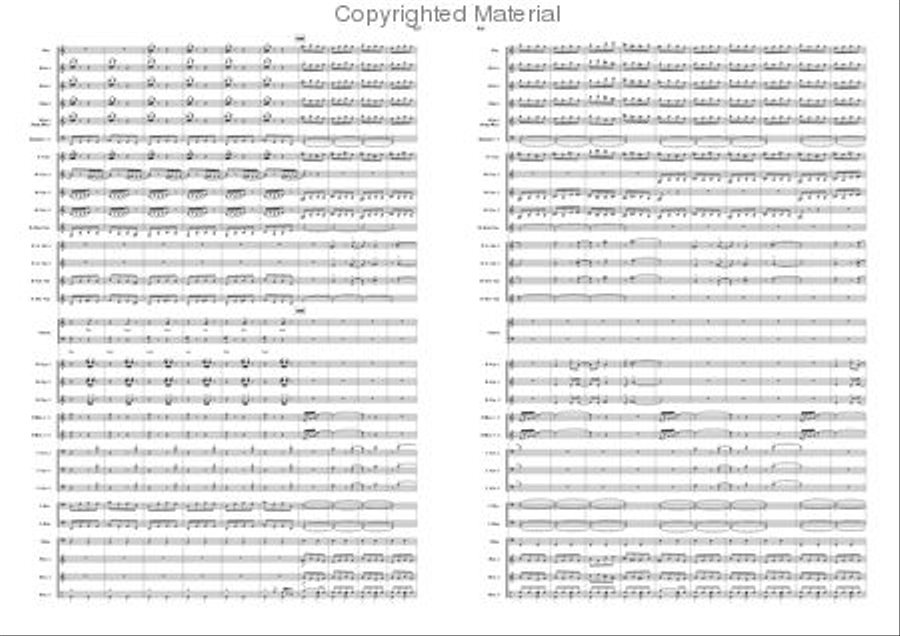 Brabantia Aeterna Concert Band scores gallery preview page 32