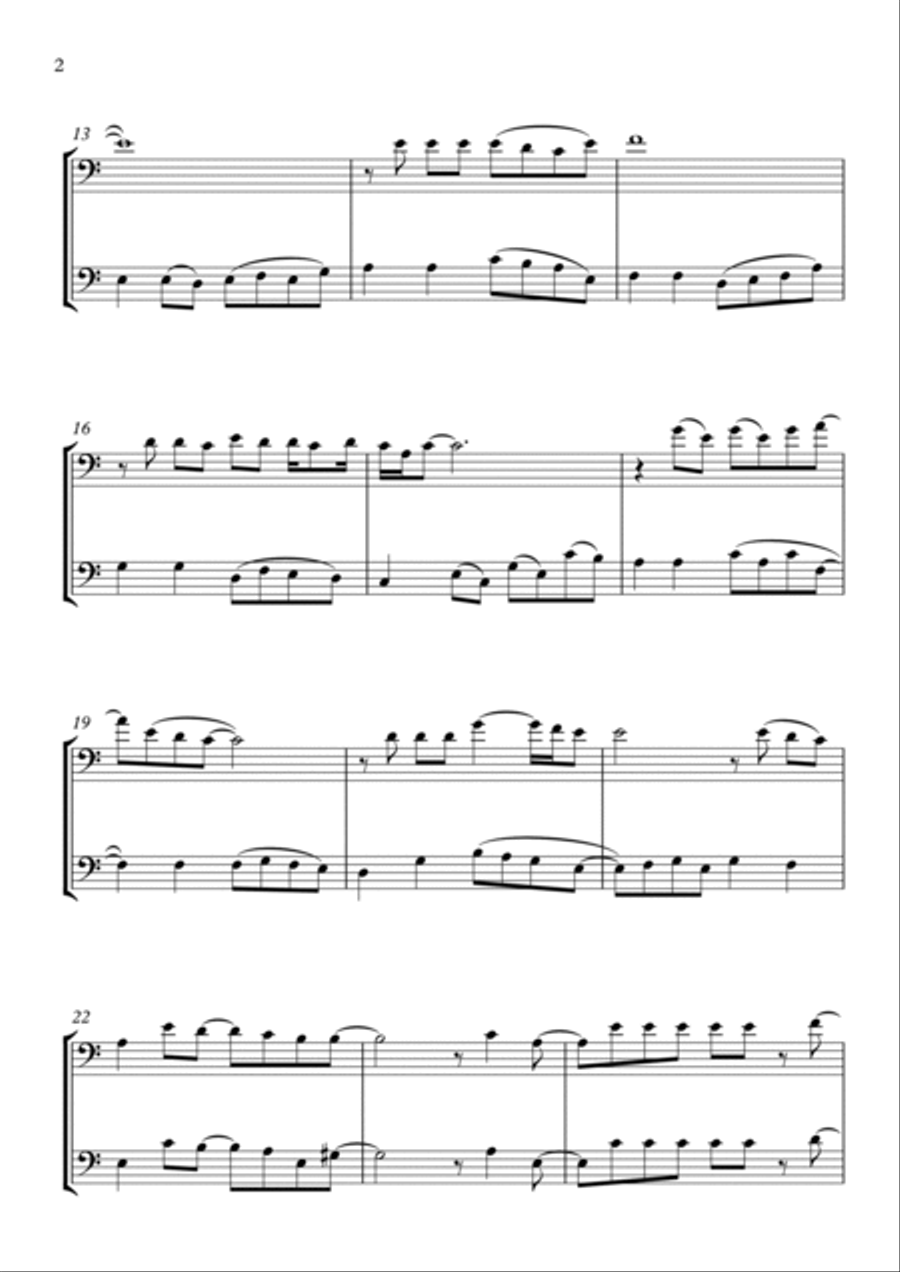 Flowers Woodwind Duet scores gallery preview page 2