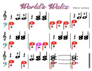 World's Waltz Color Coded