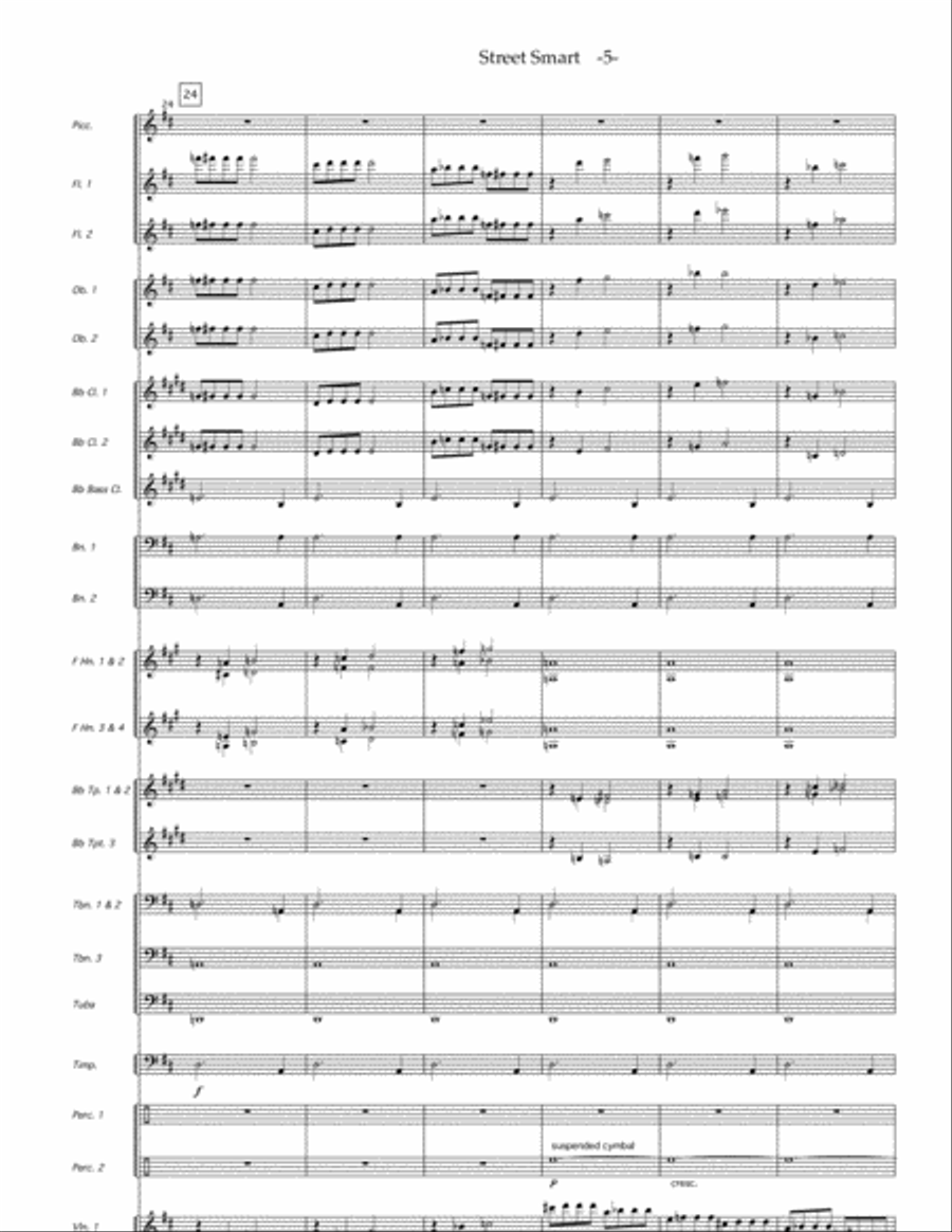 Street Smart, for youth orchestra Full Orchestra scores gallery preview page 5