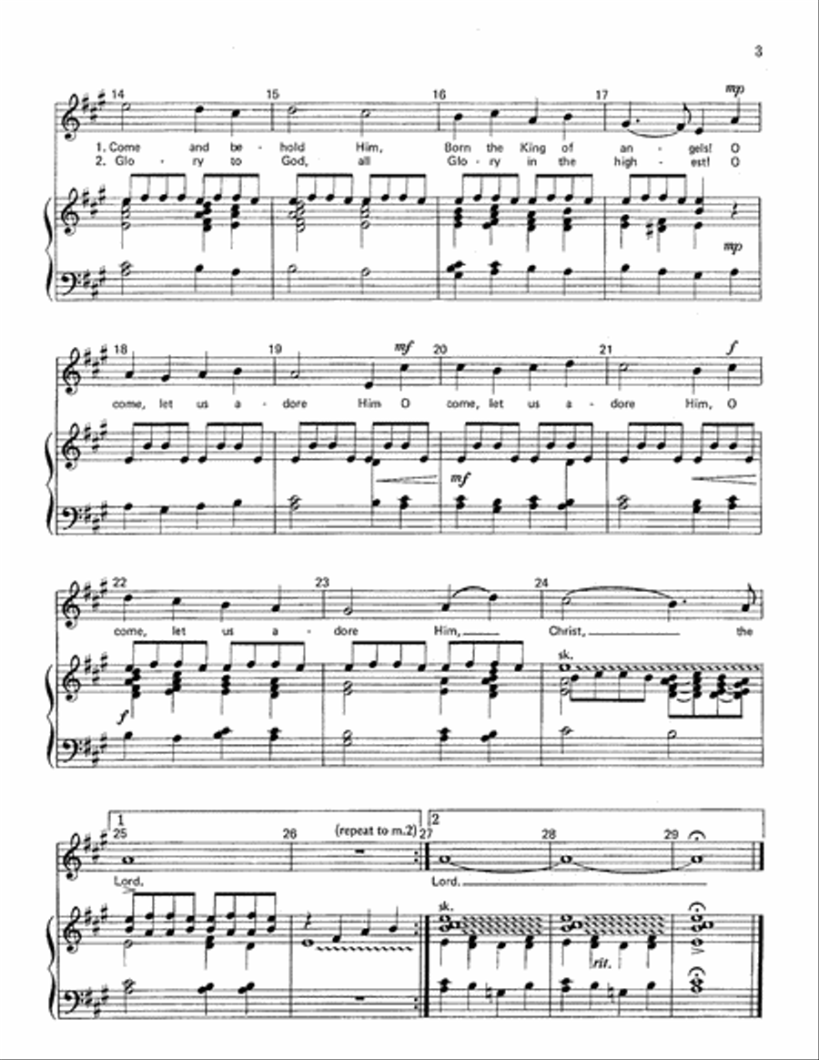 Ring Out Christmas Joy Choir scores gallery preview page 5