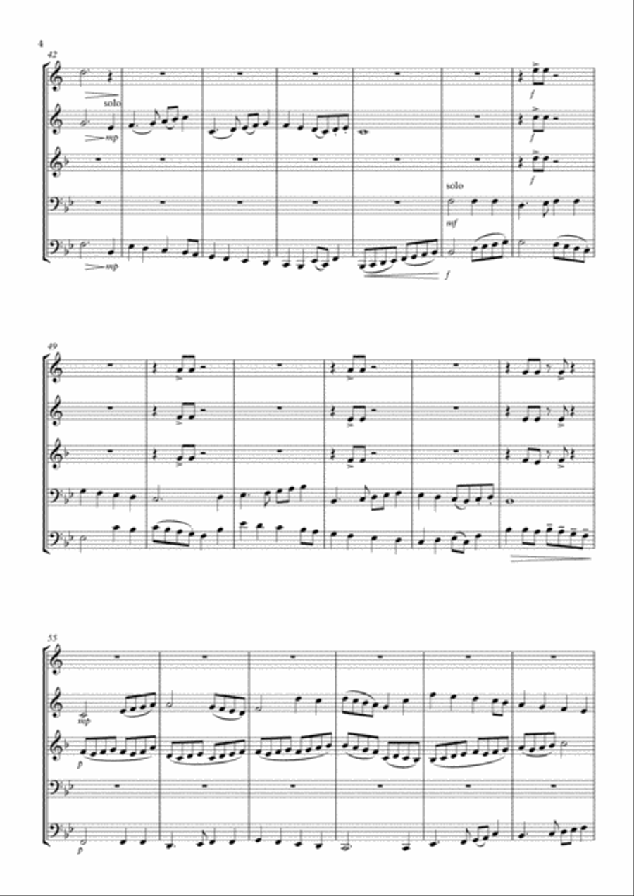 Impressions from Playford Brass Ensemble scores gallery preview page 4