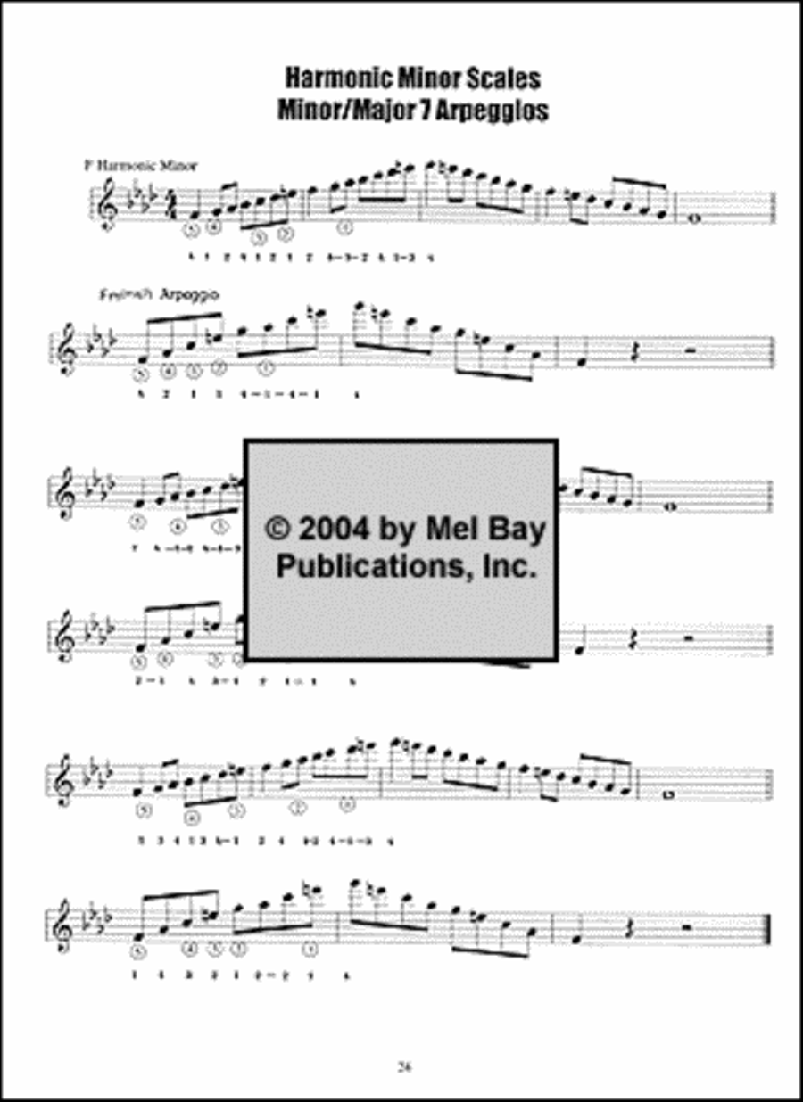 Scale & Arpeggio Studies for Guitar with Linear Examples Classical Guitar scores gallery preview page 3