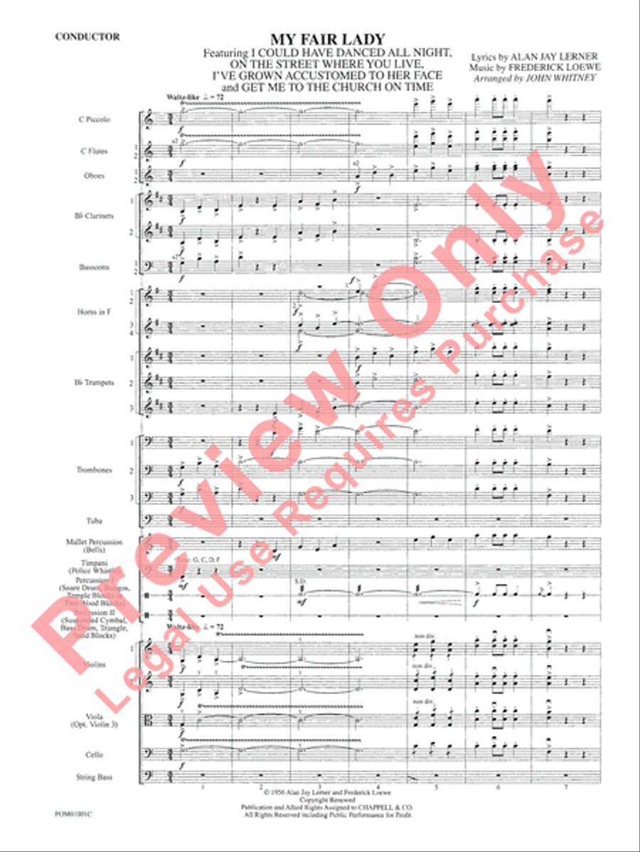 My Fair Lady (Medley)