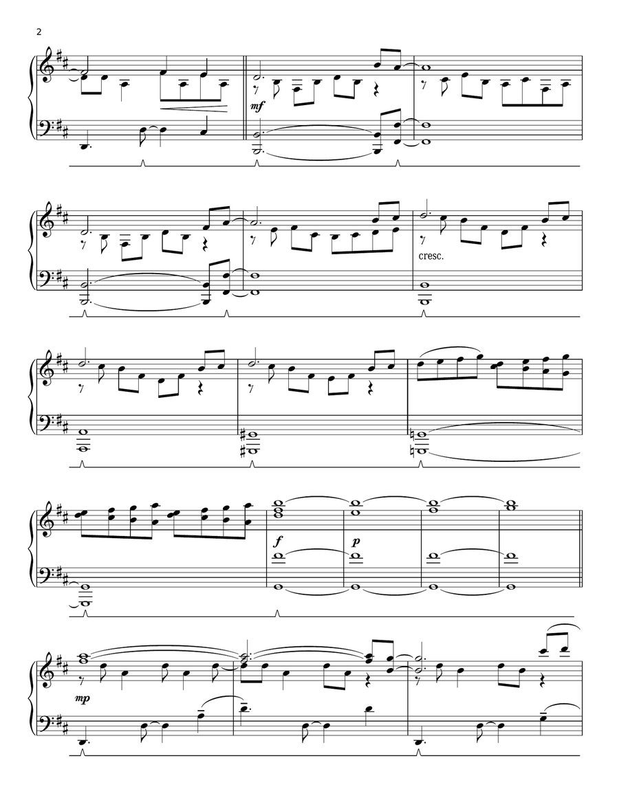 The Fifth Wave-Lullaby Of The Sea Piano Solo scores gallery preview page 2