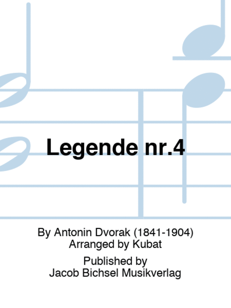 Legende nr.4 Legende nr.4 Concert Band scores gallery preview page 1