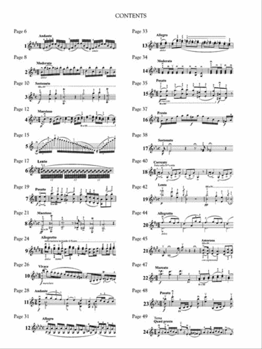 24 Caprices for Violin Solo Violin Solo scores gallery preview page 6