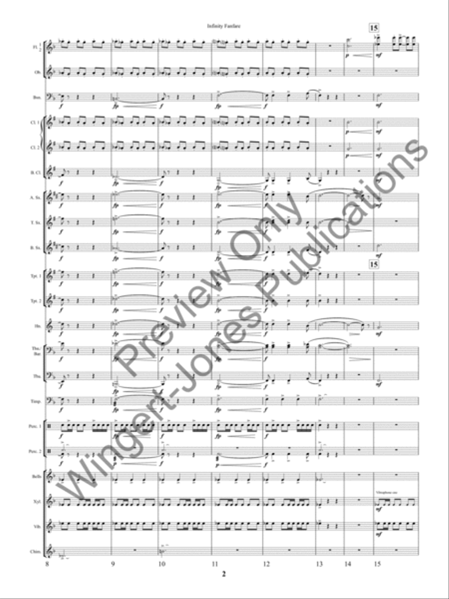 Infinity Fanfare Concert Band scores gallery preview page 5
