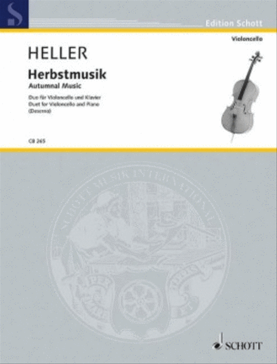 Autumnal Music Duet For Cello And Piano Piano Accompaniment scores gallery preview page 1