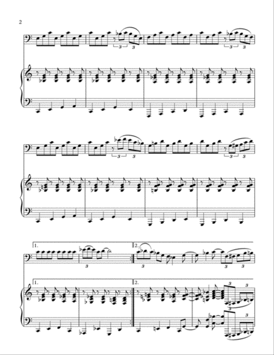Getting' In The Mood (For Christmas) Piano scores gallery preview page 3