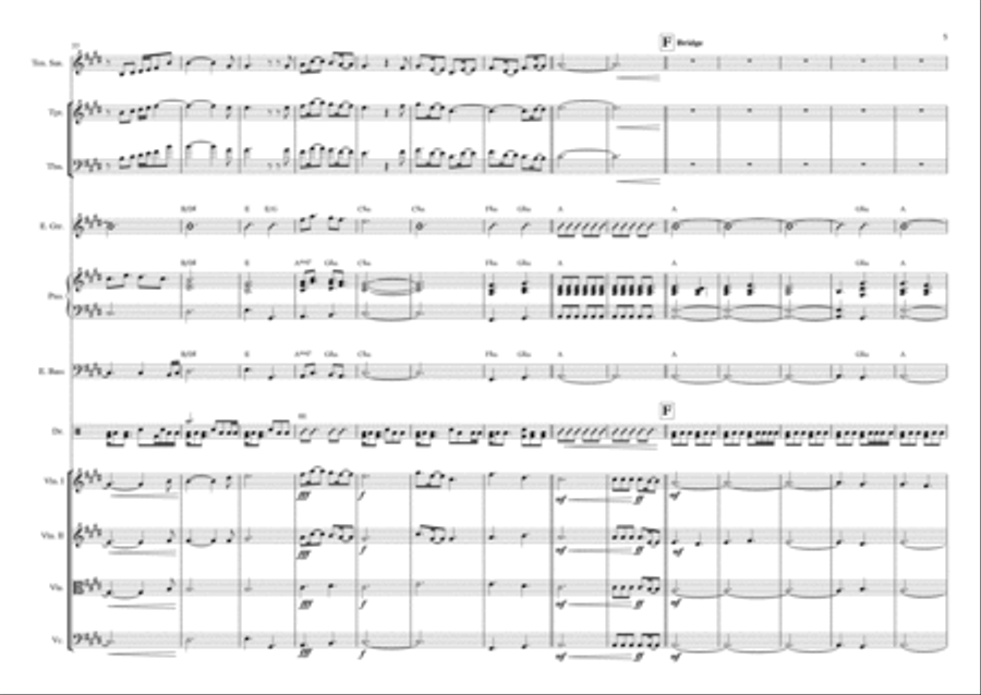 O Come, O Come Emmanuel/Oh Come All Ye Faithful Contemporary Arrangement Full Orchestra scores gallery preview page 5