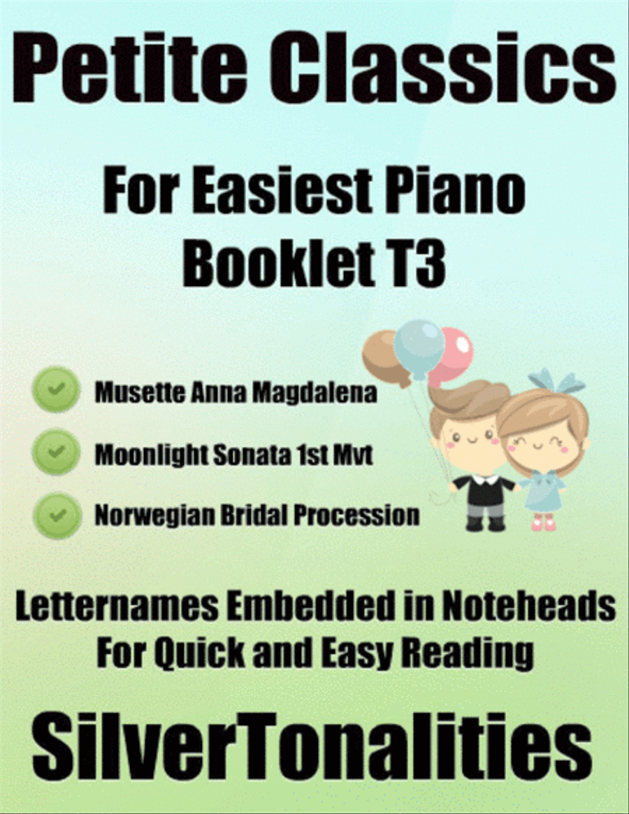 Petite Classics for Easiest Piano Booklet T3 Easy Piano scores gallery preview page 1