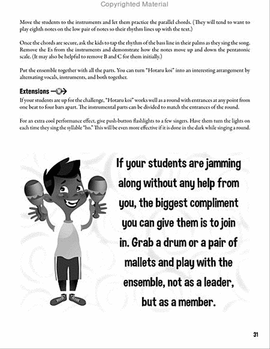 Sing and Play the Global Way Unison Choir scores gallery preview page 7